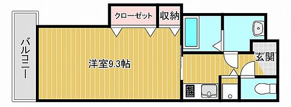 メトロポリタン 210｜兵庫県神戸市東灘区岡本2丁目(賃貸マンション1K・2階・30.30㎡)の写真 その2