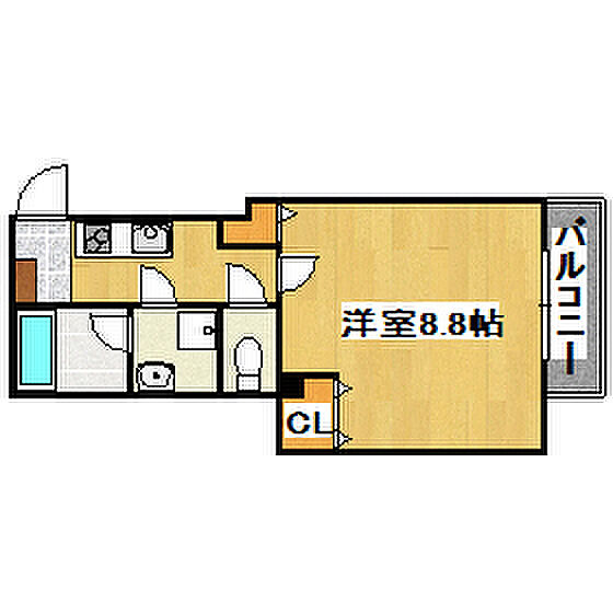 ドエル芦屋ＷＥＳＴ 301｜兵庫県神戸市東灘区深江本町2丁目(賃貸マンション1K・3階・28.06㎡)の写真 その2