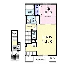 ＤＫ　ＳＥＬＥＣＴ　宝殿2 204 ｜ 兵庫県加古川市東神吉町西井ノ口（賃貸アパート1LDK・2階・43.32㎡） その2