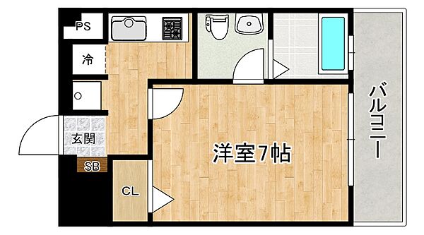 アルファレガロ甲南山手 702｜兵庫県神戸市東灘区森北町3丁目(賃貸マンション1K・7階・25.69㎡)の写真 その2