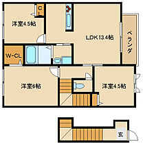 シャーメゾン北本荘Ａ棟 203 ｜ 兵庫県加古郡播磨町北本荘1丁目（賃貸アパート3LDK・2階・69.75㎡） その2