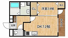 Ａｕｄｒｅｙ 105 ｜ 兵庫県神戸市東灘区青木6丁目（賃貸アパート1DK・1階・30.33㎡） その2