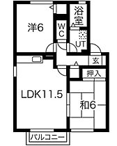 ビバーチェビバー須磨 201 ｜ 兵庫県神戸市須磨区大池町1丁目（賃貸アパート2LDK・2階・53.76㎡） その2