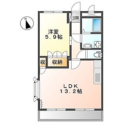 間取図画像 1LDK