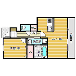 間取図画像 1LDK