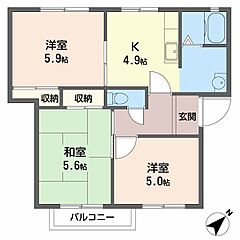 物件の間取り