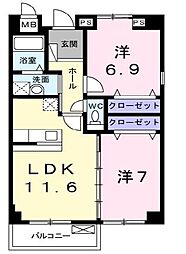 ソレイユアリセ 2階