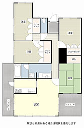 ヴィラ・バレンタイン 4LDKの間取図画像