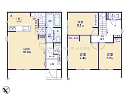 小牧市西之島23-1期　全2棟　新築戸建 1号棟