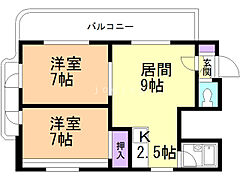物件の間取り