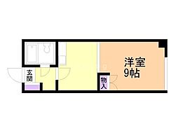 ローヤルハイツ南14条（旧スカイパークヨシダ） 3階ワンルームの間取り