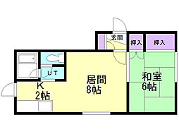 間取図画像 1LDK