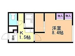 レオパレス南円山 2階