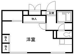 D’sVARIE札幌レジデンス 11階1Kの間取り