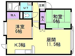 ルネサンス山の手Ａ 2階