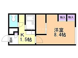 レオパレス南円山 1階/101