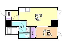 カーサベルタ 2階1DKの間取り