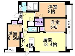 間取図画像 3LDK