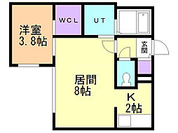間取図画像 1LDK