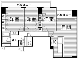 間取図画像 3LDK