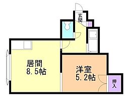 ヴィラ・ウエスト 1階