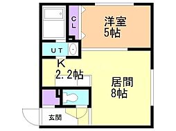 間取図画像 1LDK