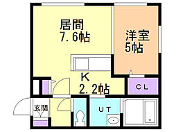 間取図画像 1LDK