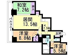 物件の間取り