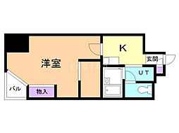 D'sVARIE札幌レジデンス 1Kの間取図画像