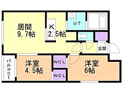 物件の間取り