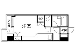 サンシャイン・シティー21 ワンルームの間取図画像