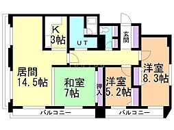 フロムファースト139 3LDKの間取図画像