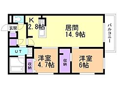 物件の間取り