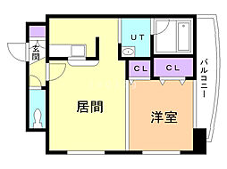 ioミナミ3ジョウ 1LDKの間取図画像