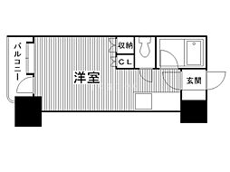 アン・セリジェ弐番館 1Kの間取図画像