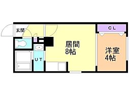 阿部亮財団ビル 1LDKの間取図画像