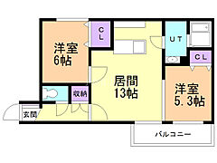 物件の間取り
