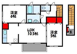 パーミィヒル弐番館 2階/-