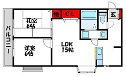 ルートピア古賀 2階