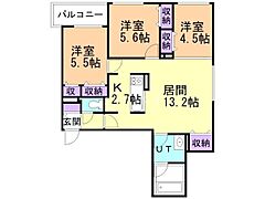物件の間取り
