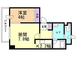STELLALUCE 1LDKの間取図画像