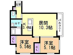 物件の間取り
