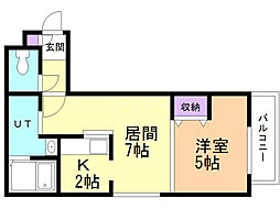 間取図画像 1LDK