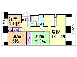 間取図画像 3LDK