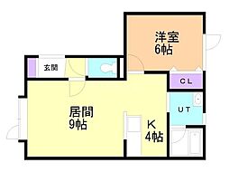 間取図画像 1LDK