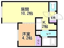 間取図画像 1LDK