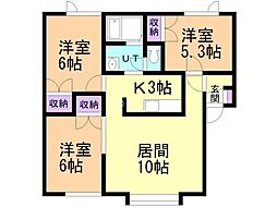 間取図画像 3LDK