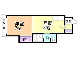 間取図画像 1LDK