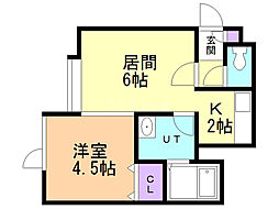 間取図画像 1LDK