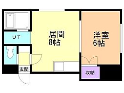 間取図画像 1LDK